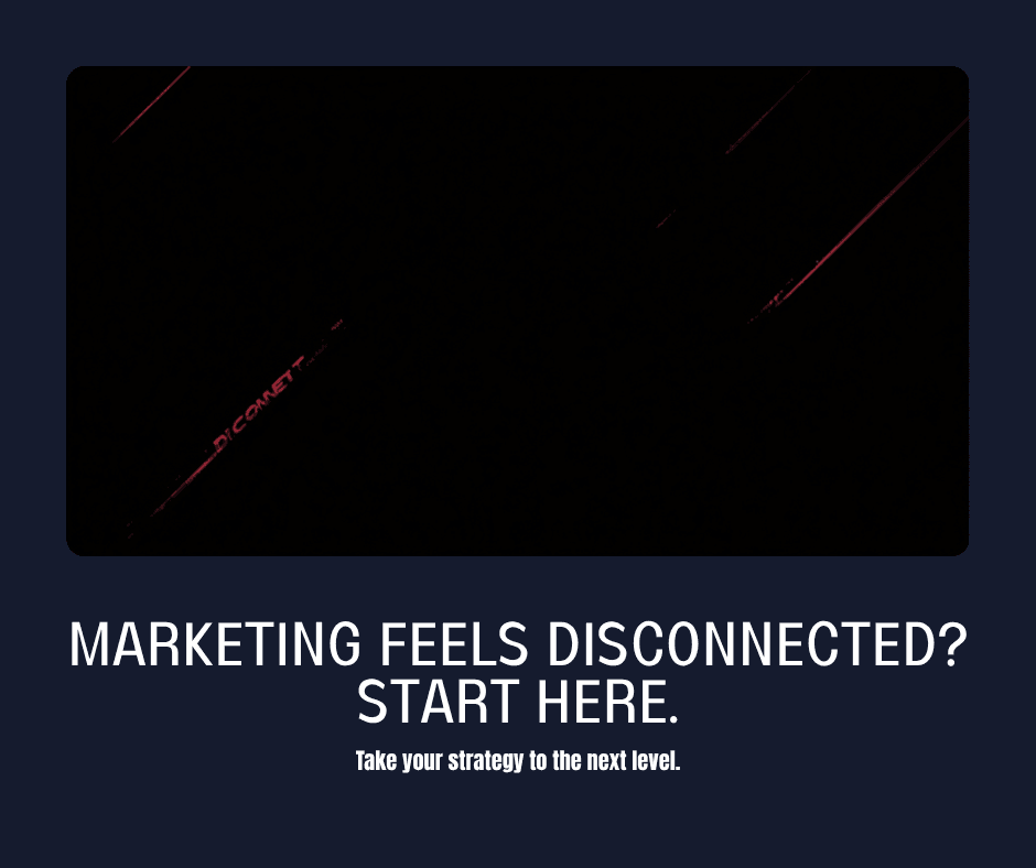 Marketing feels disconnected? Start here. - Strategy Zoo blog featured image for service business owners diagnosing disconnected marketing and my marketing feels disconnected.