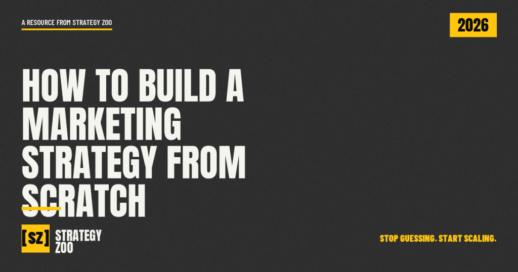 How to build a marketing strategy from scratch for a small service business