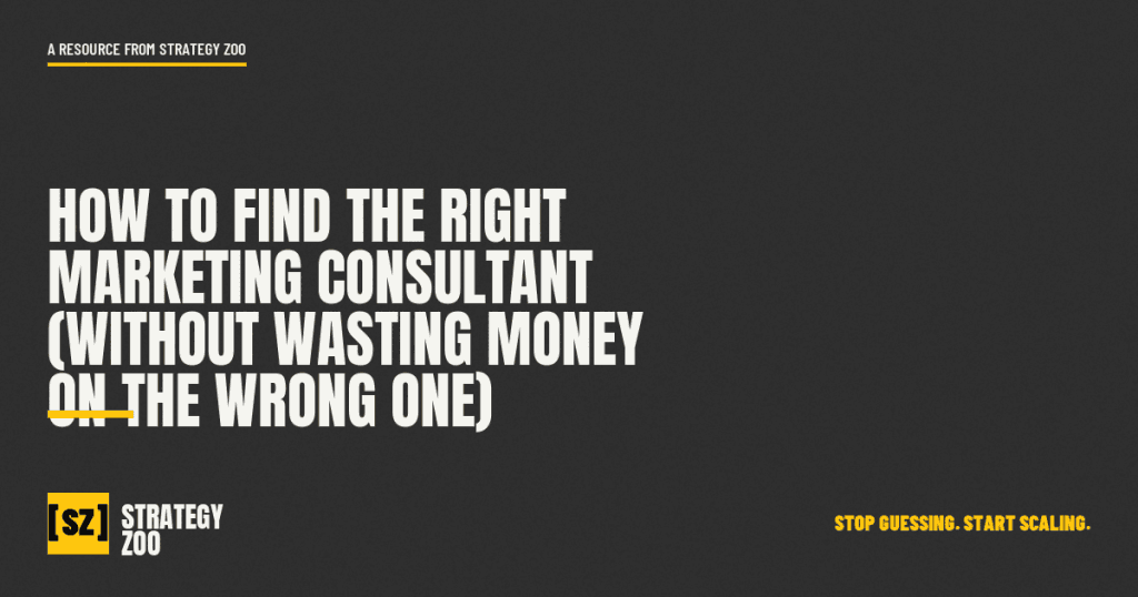 How to find the right marketing consultant for your Idaho service business
